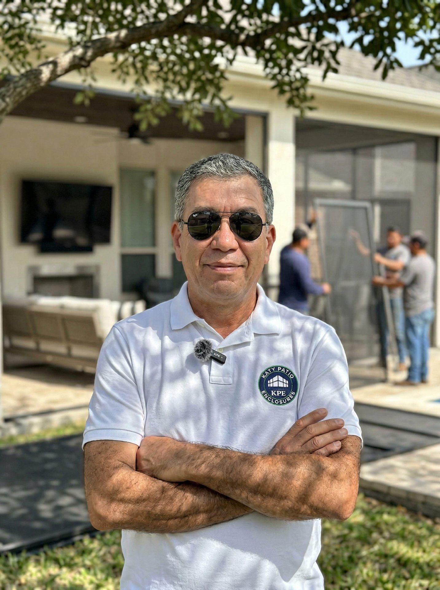 Julio Sáez, founder of Katy Patio Enclosures